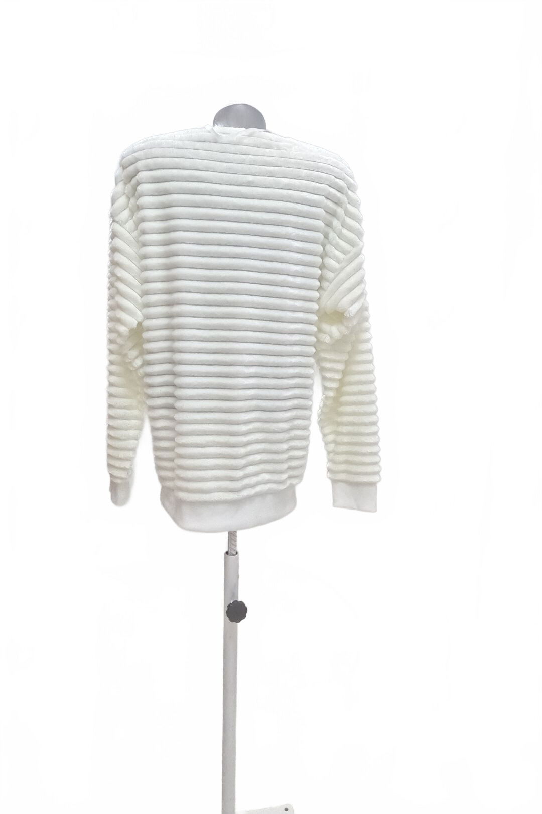 Dámska mikina Beloved bez potlače, farba biela, veľkosť L