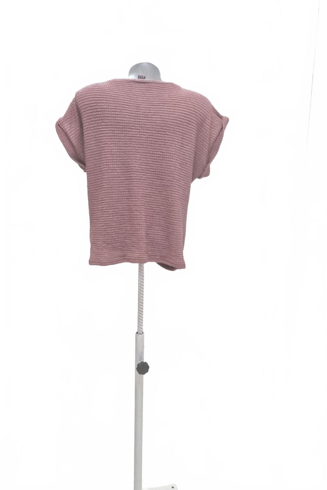 Dámske tričko Shein bez potlače, farba ružová, veľkosť 38