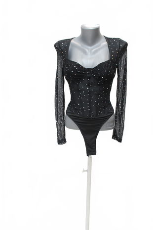 Dámske body Shein, farba čierna, veľkosť S