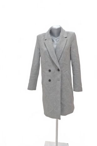 Dámsky kabát Promod, farba sivá, veľkosť 36
