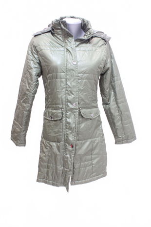 Dámska bunda Thing  We Love, farba zelená, veľkosť S