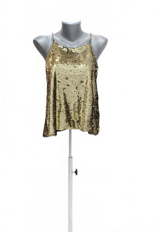 Dámsky top Genesis, farba zlatá, veľkosť M