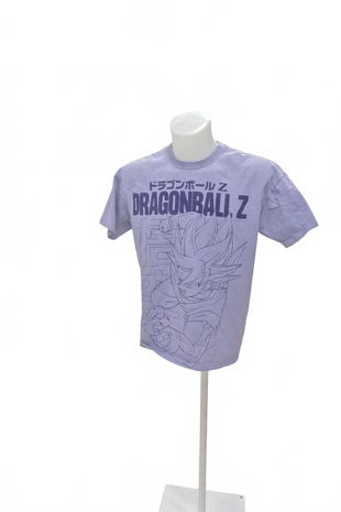 Pánske tričko Pull&Bear s potlačou, farba fialová, veľkosť S