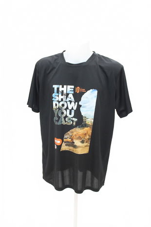 Pánske tričko Malfini s potlačou, farba čierna, veľkosť 2XL