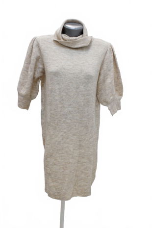 Dámske šaty Ever.me, farba béžová, veľkosť M