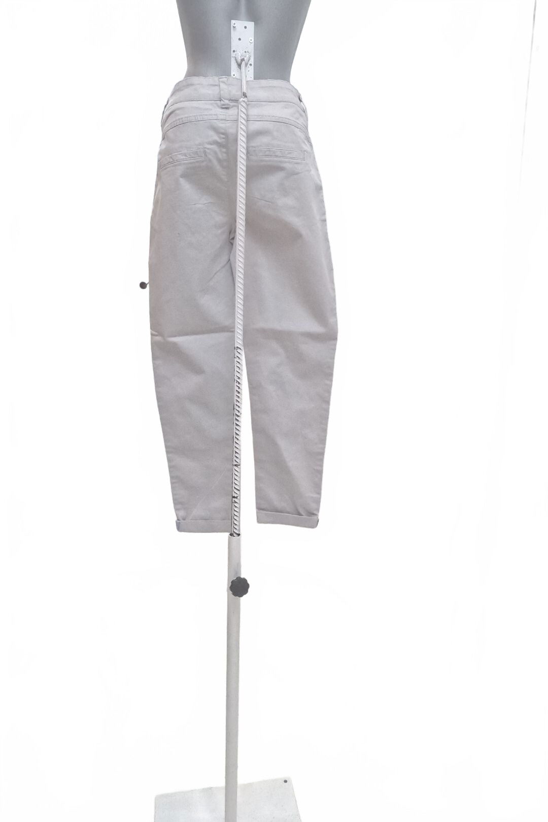 Dámske nohavice Reserved, farba sivá, veľkosť 36