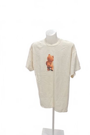 Pánske tričko Genesis s potlačou, farba béžová, veľkosť 2XL