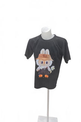 Pánske tričko Genesis s potlačou, farba čierna, veľkosť M