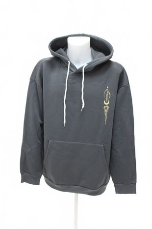 Pánska mikina Genesis bez potlače, farba sivá, veľkosť 3XL