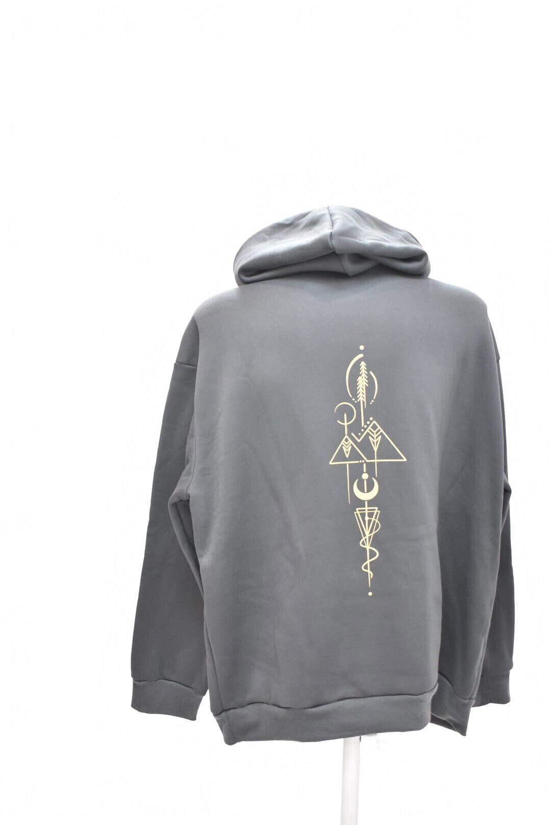 Pánska mikina Genesis bez potlače, farba sivá, veľkosť 3XL