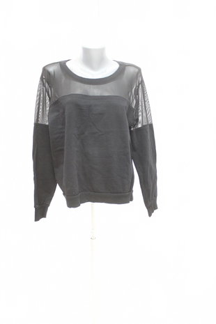 Damen -T-ShirtH&Mohne Aufdruck,farbeschwarz,größeL