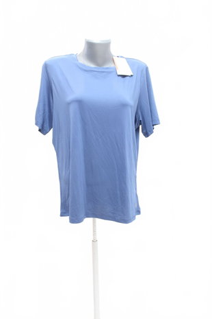 Damen -T-ShirtPage Oneohne Aufdruck,farbeblau,größeL