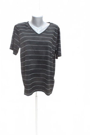 Damen -T-ShirtGenesisohne Aufdruck,farbegestreift,größeXL
