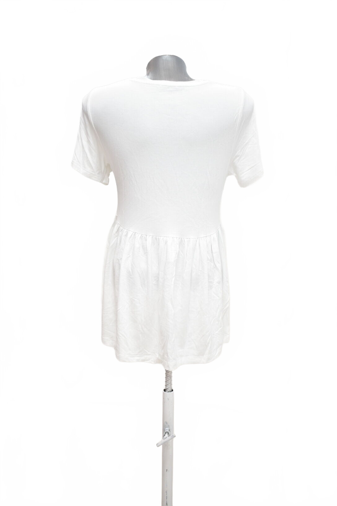 Damen -T-ShirtStradivariusohne Aufdruck,farbeweiss,größeS