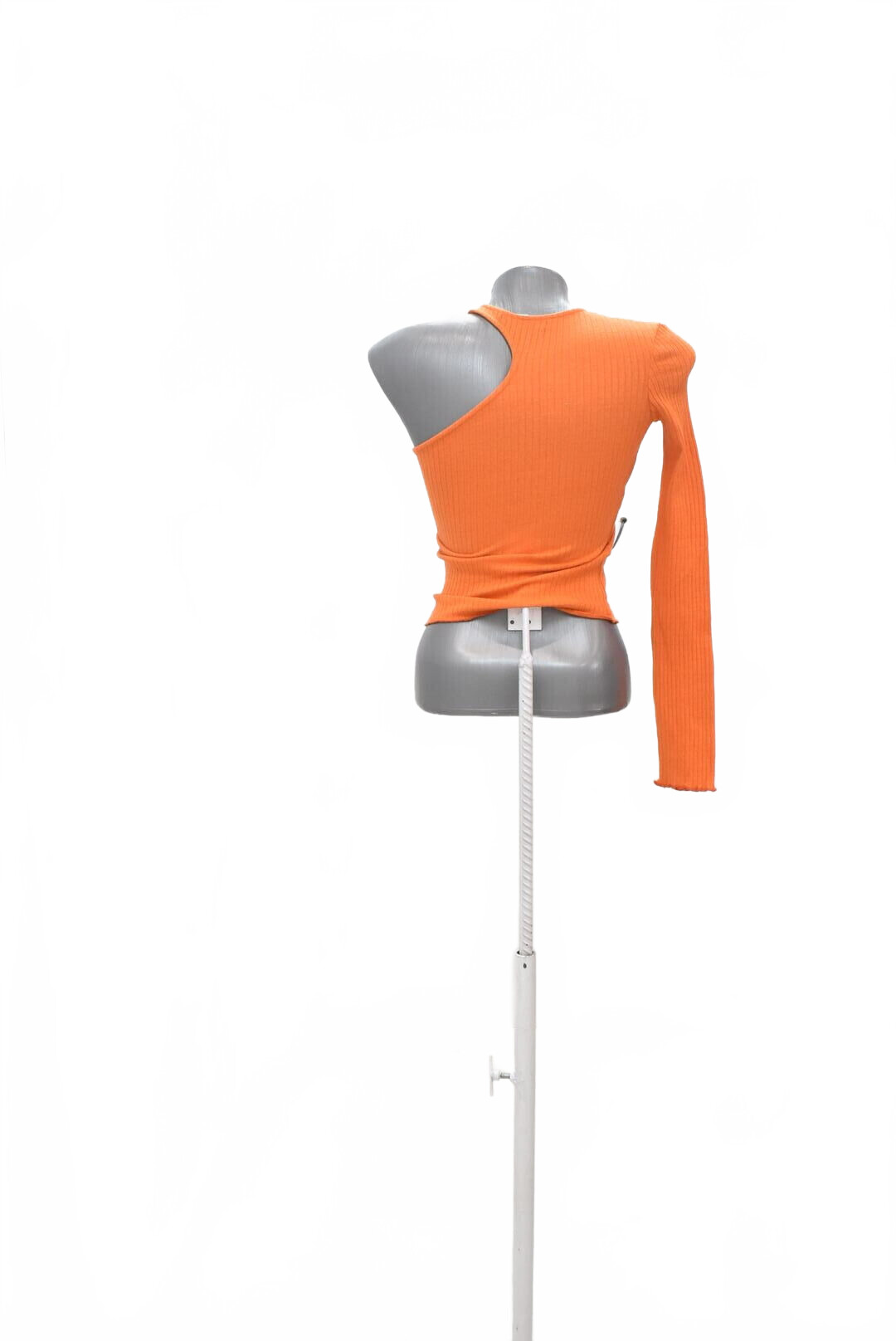 Damen -T-ShirtPull&Bearohne Aufdruck,farbeorange,größeXS