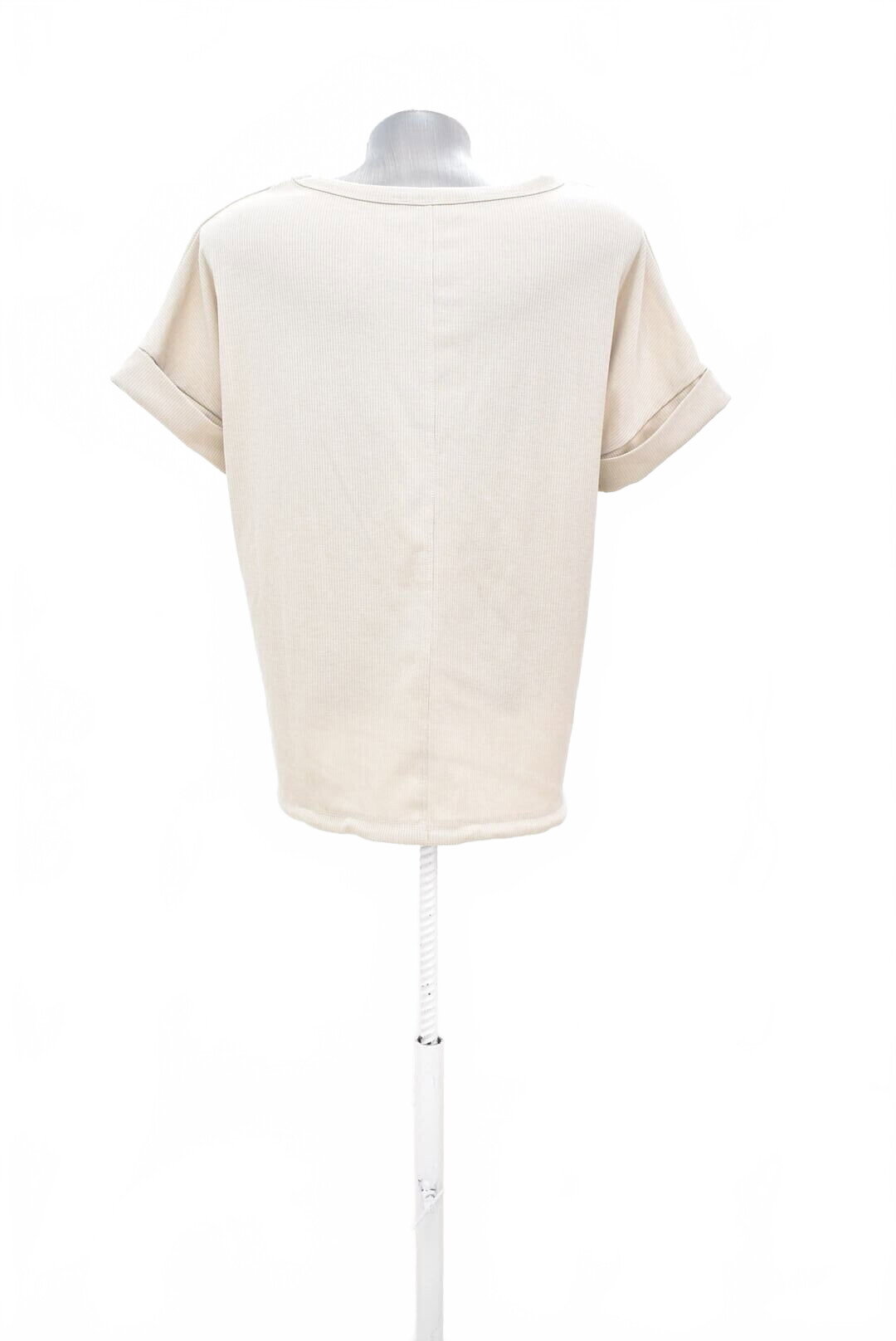 Damen -T-ShirtF&Fohne Aufdruck,farbebeige,größe40