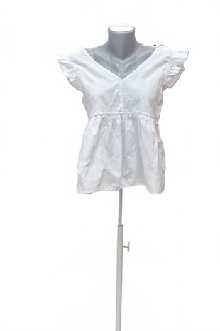 Damen -T-ShirtGateohne Aufdruck,farbeweiss,größeS