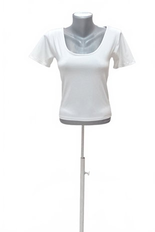 Damen -T-ShirtHouseohne Aufdruck,farbeweiss,größeL