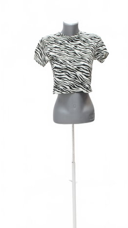 Damen -T-ShirtPull&Bearohne Aufdruck,farbeanimal-print,größeM