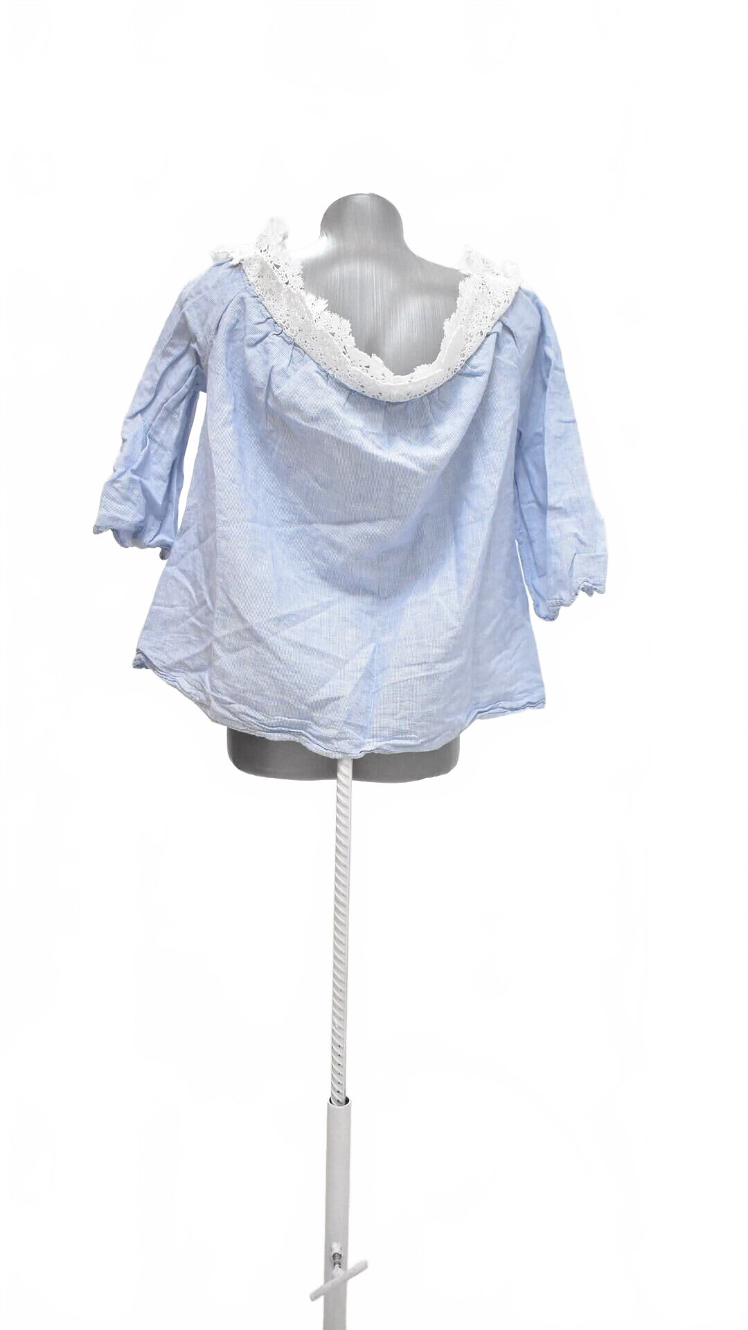 Damen -T-ShirtZaraohne Aufdruck,farbeblau,größeM