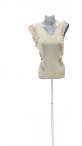 Damen -T-ShirtMohitoohne Aufdruck,farbebeige,größeXS