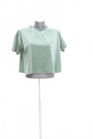 Damen -T-ShirtWeekdayohne Aufdruck,farbegrün,größeXS