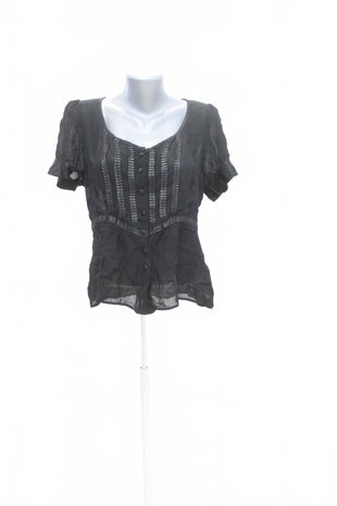Damen -T-ShirtNextohne Aufdruck,farbeschwarz,größe44