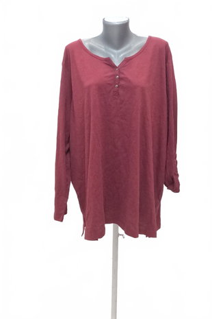Damen -T-ShirtBonprixohne Aufdruck,farbebordo,größe56