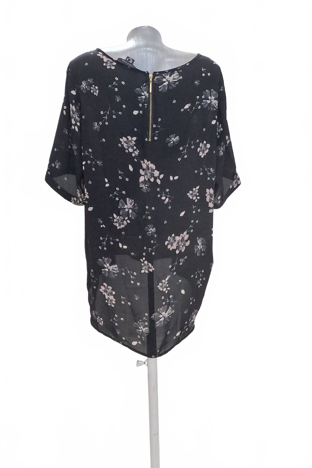 Damen -T-ShirtAtmosphereohne Aufdruck,farbegeblümt,größe48