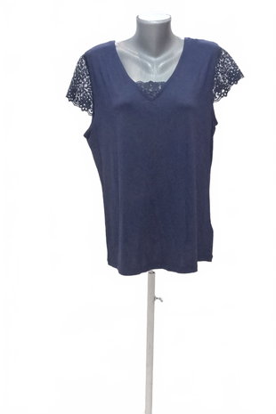 Damen -T-ShirtBpc Selectionohne Aufdruck,farbeblau,größe44