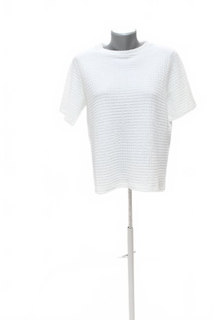 Damen -T-ShirtC&Aohne Aufdruck,farbeweiss,größeL