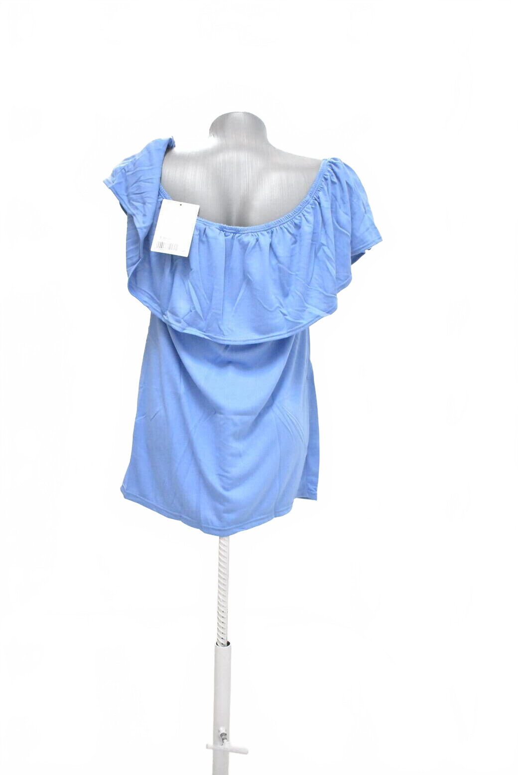 Damen -T-ShirtTchiboohne Aufdruck,farbeblau,größeS