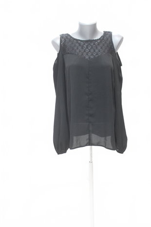 Damen -T-ShirtAtmosphereohne Aufdruck,farbeschwarz,größe42