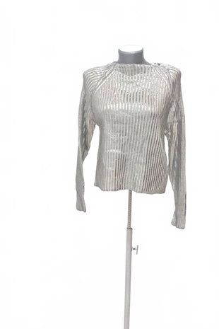 Damen -T-ShirtPull&Bearohne Aufdruck,farbegestreift,größeM