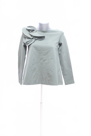 Damen -T-ShirtCosohne Aufdruck,farbekhaki,größeXS