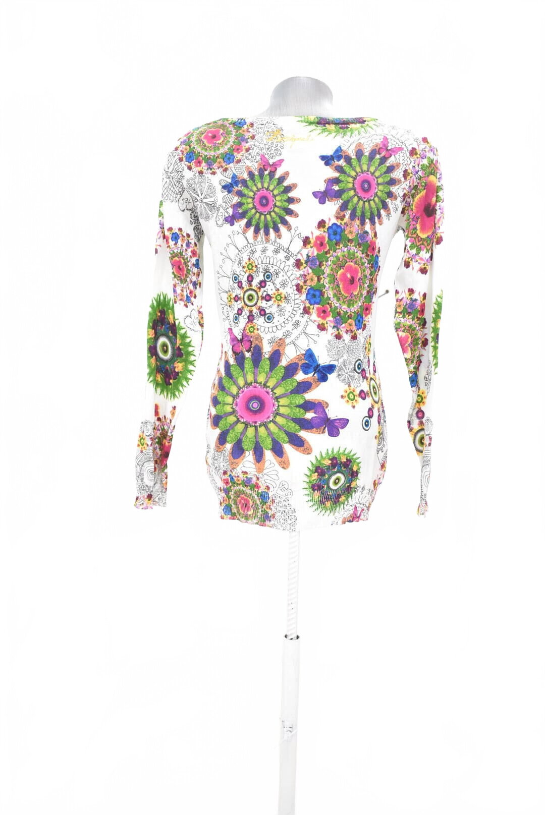 Damen -T-ShirtDesigualohne Aufdruck,farbegeblümt,größeM