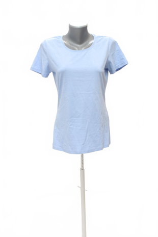Damen -T-ShirtJaninaohne Aufdruck,farbeblau,größeS