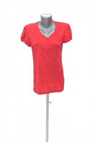Damen -T-ShirtGenesisohne Aufdruck,farberot,größeL