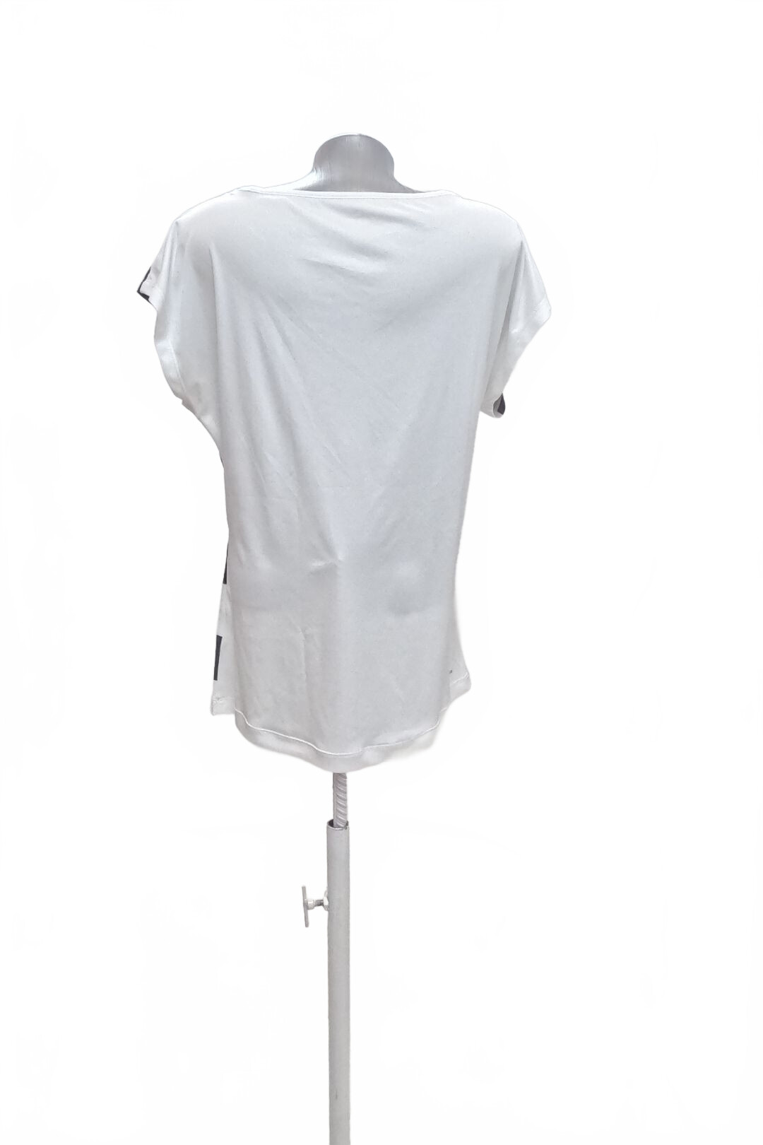 Damen -T-ShirtAdidasmit Aufdruck,farbegestreift,größeM