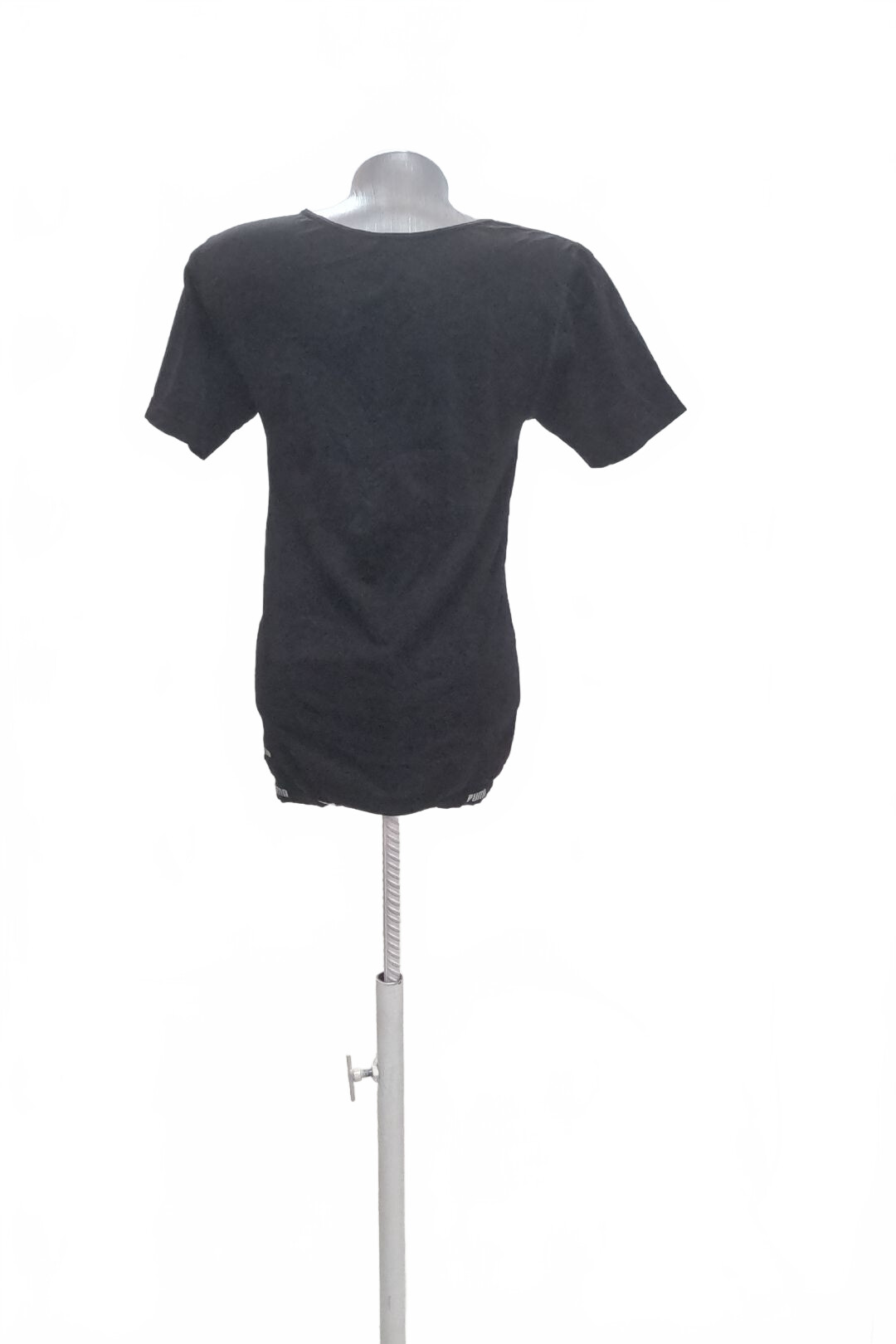 Damen -T-ShirtPumaohne Aufdruck,farbeschwarz,größeL