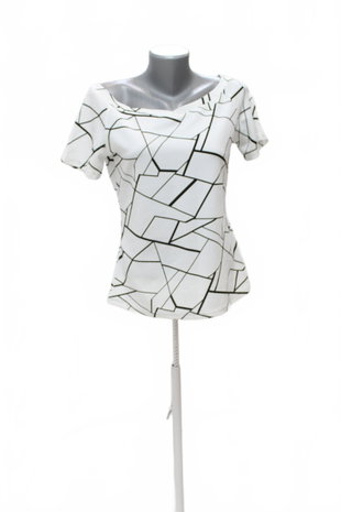 Damen -T-ShirtGenesisohne Aufdruck,farbegemustert,größeM
