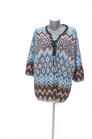 Damen -T-ShirtGenesisohne Aufdruck,farbegemustert,größe54