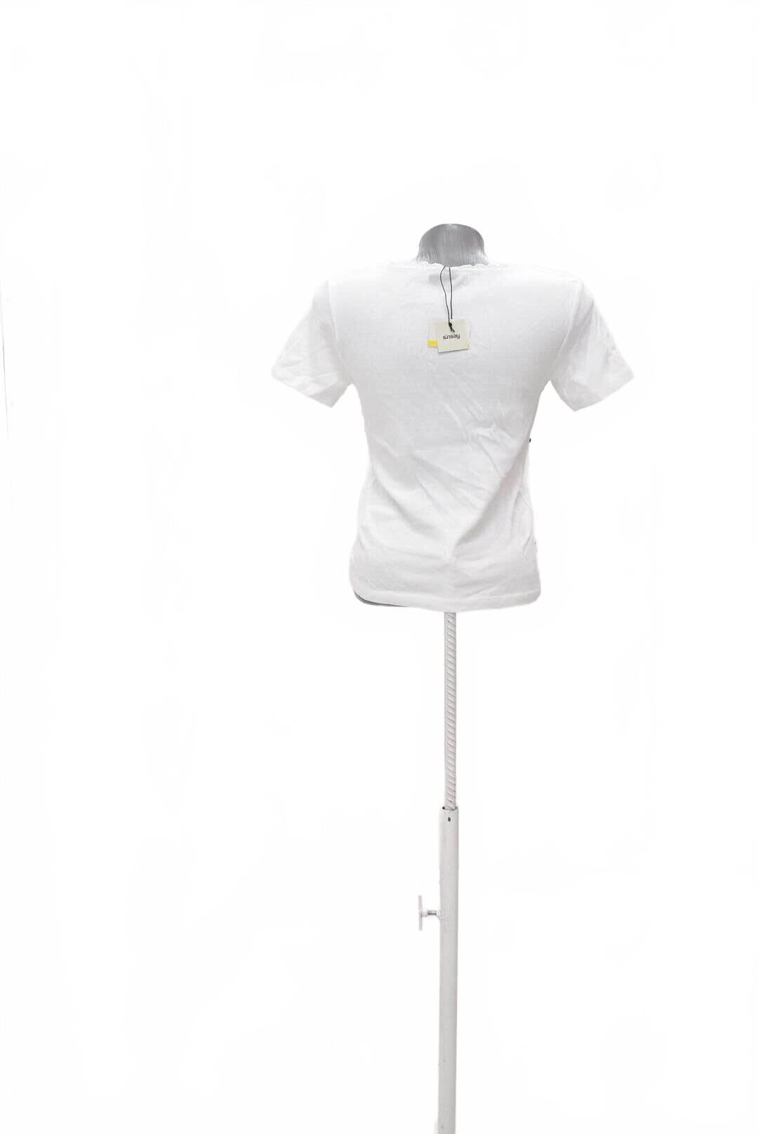 Damen -T-ShirtSinsayohne Aufdruck,farbeweiss,größe2XS