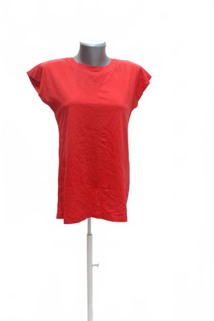 Damen -T-ShirtGateohne Aufdruck,farberot,größeXS