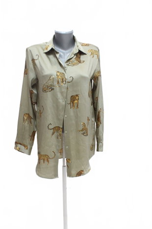 Damen bluse : Brand,Farbeanimal-print,größe: size