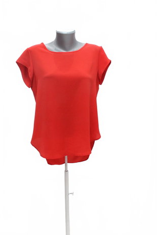 Damen -T-ShirtOnlyohne Aufdruck,farberot,größe38