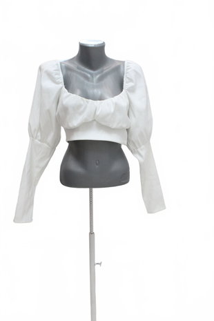 Damen -T-ShirtZaraohne Aufdruck,farbeweiss,größeS