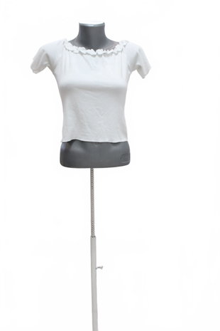 Damen -T-ShirtFisherfieldohne Aufdruck,farbeweiss,größe38