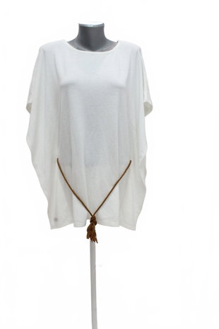 Damen -T-ShirtEsmaraohne Aufdruck,farbeweiss,größeM