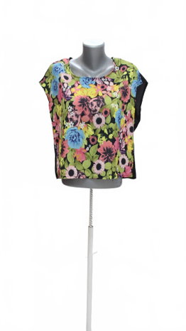 Damen -T-ShirtDividedohne Aufdruck,farbegeblümt,größe36